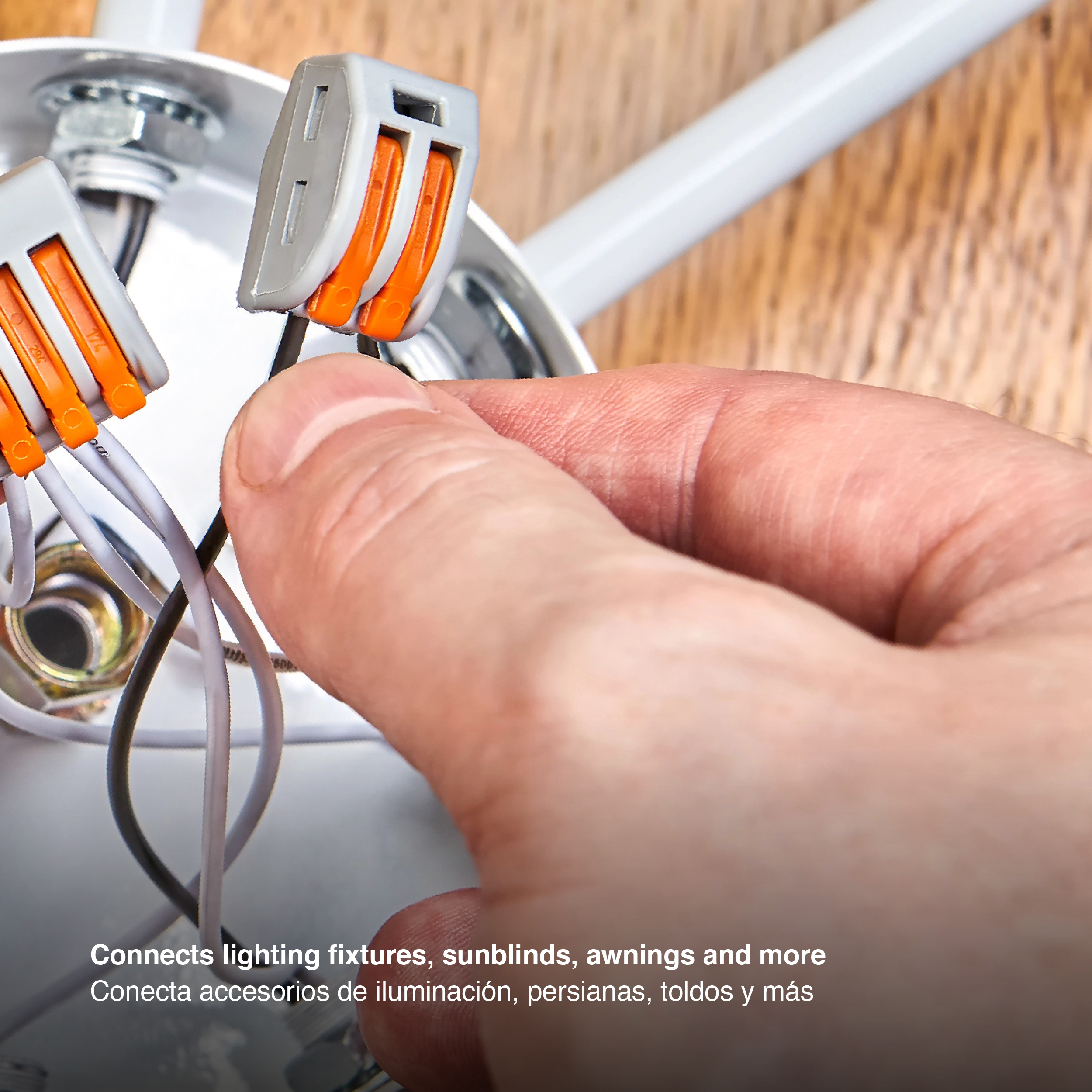 Kit de Conectores Empalme Fast Clip 2 y 3 Polos x60 piezas