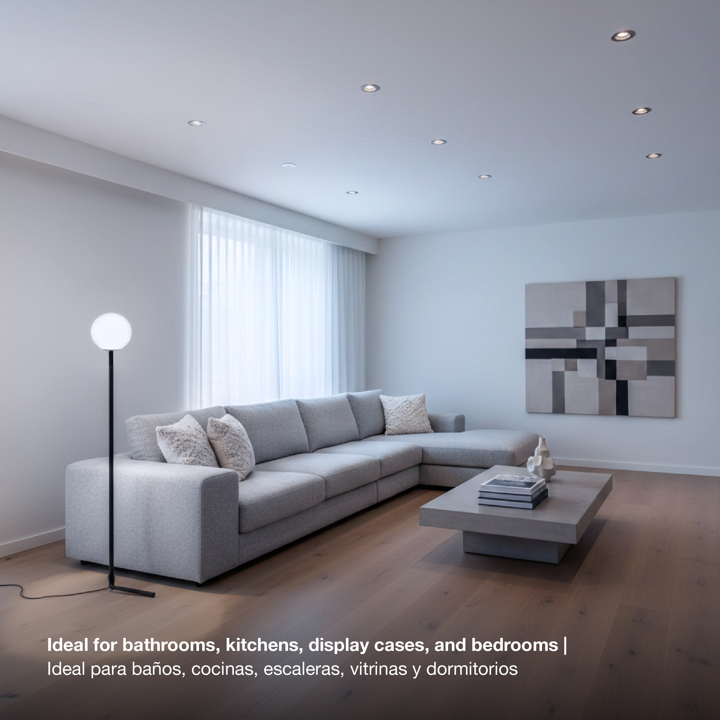 Lámpara LED G9 7W Cover Transparente Blanco Frío 6500°K 220-240VAC