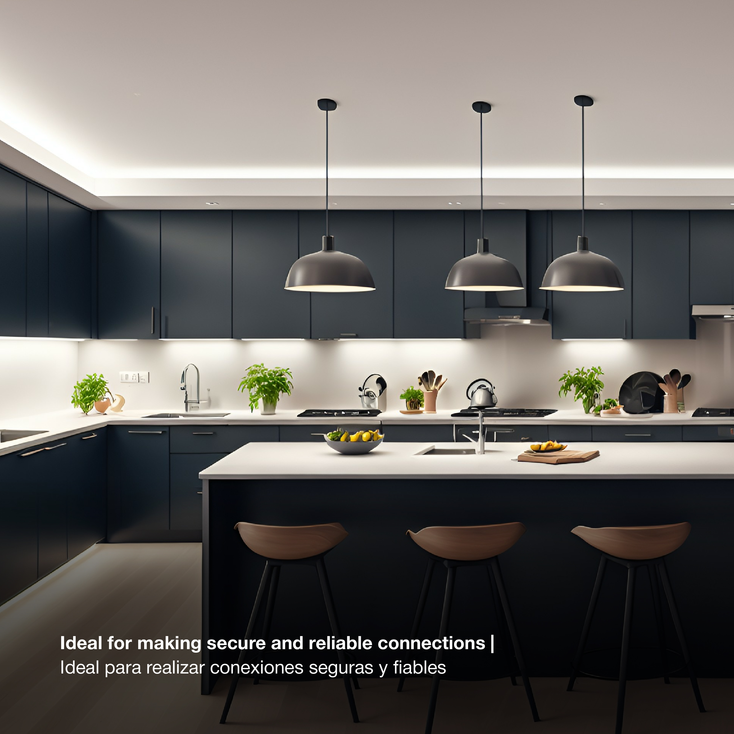 Cable 18 AWG para LED Monocromático, Transparente, 10m, 48V Máx.