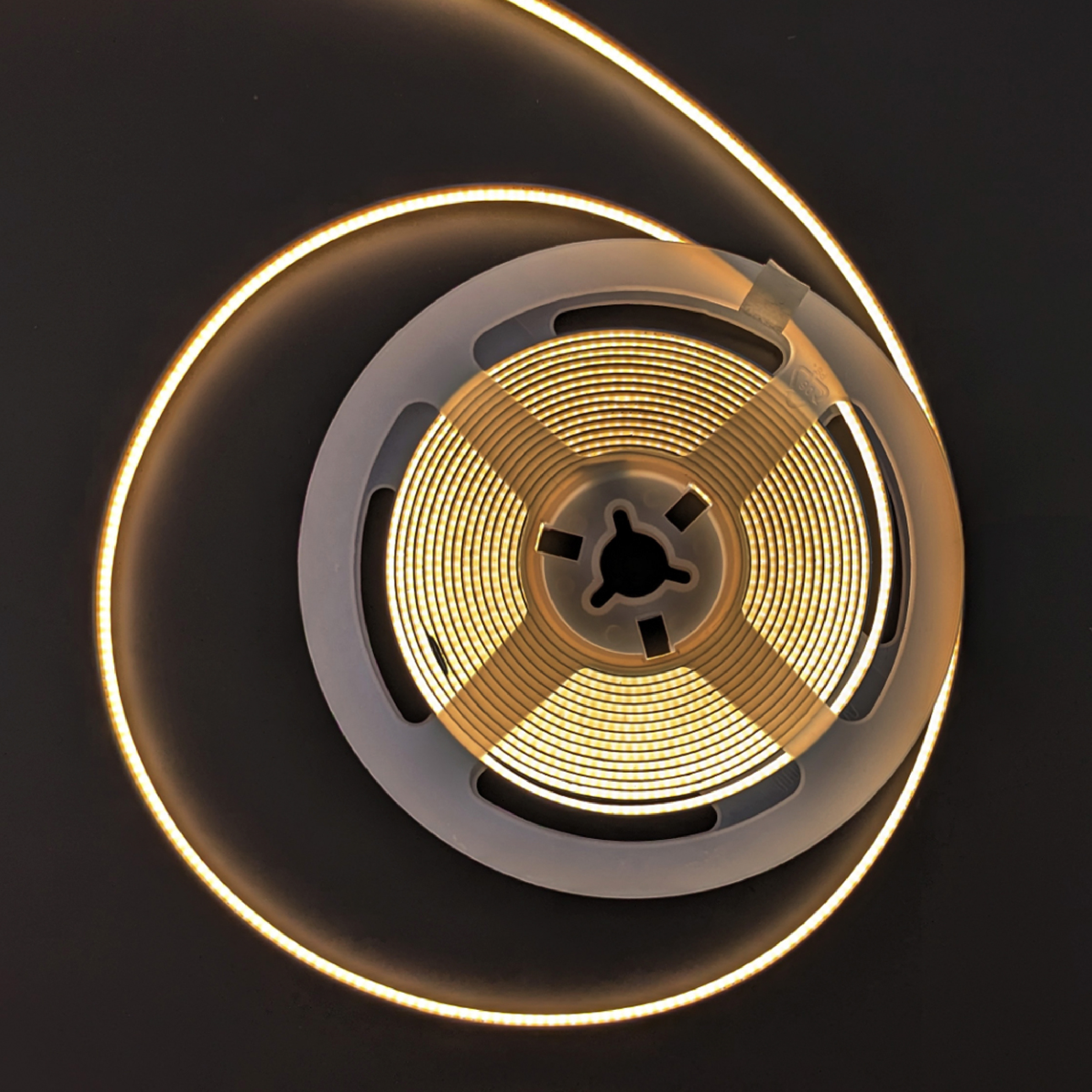 Tira LED COB 24V 11W/m, Blanco Cálido 1000lm/m 480LEDs/m, 8mm, 5m