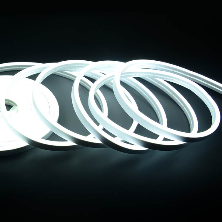 Tira LED de Neón SMD2835 IP67 12V 6W/m  Blanco Frío 6000°K 300lm/m 120 LED/m, 5m