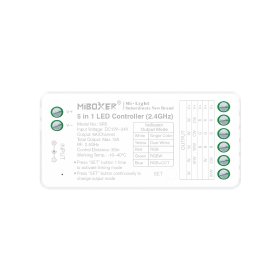 Controlador LED 5 en 1 12A máx. 12-24V 2,4GHz RF