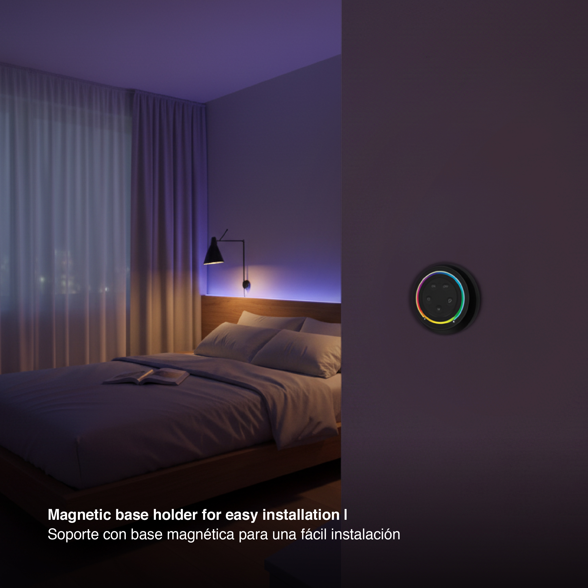 Control Remoto Rainbow RGB+CCT ∅70mm 2.4Ghz 