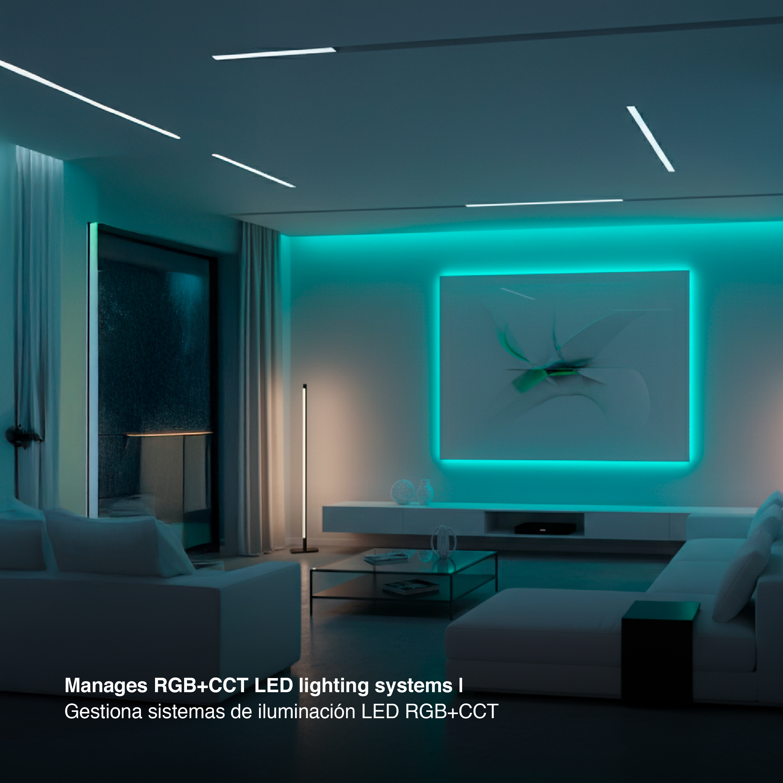 Panel Remoto RGB+CCT 3V 2.4Ghz