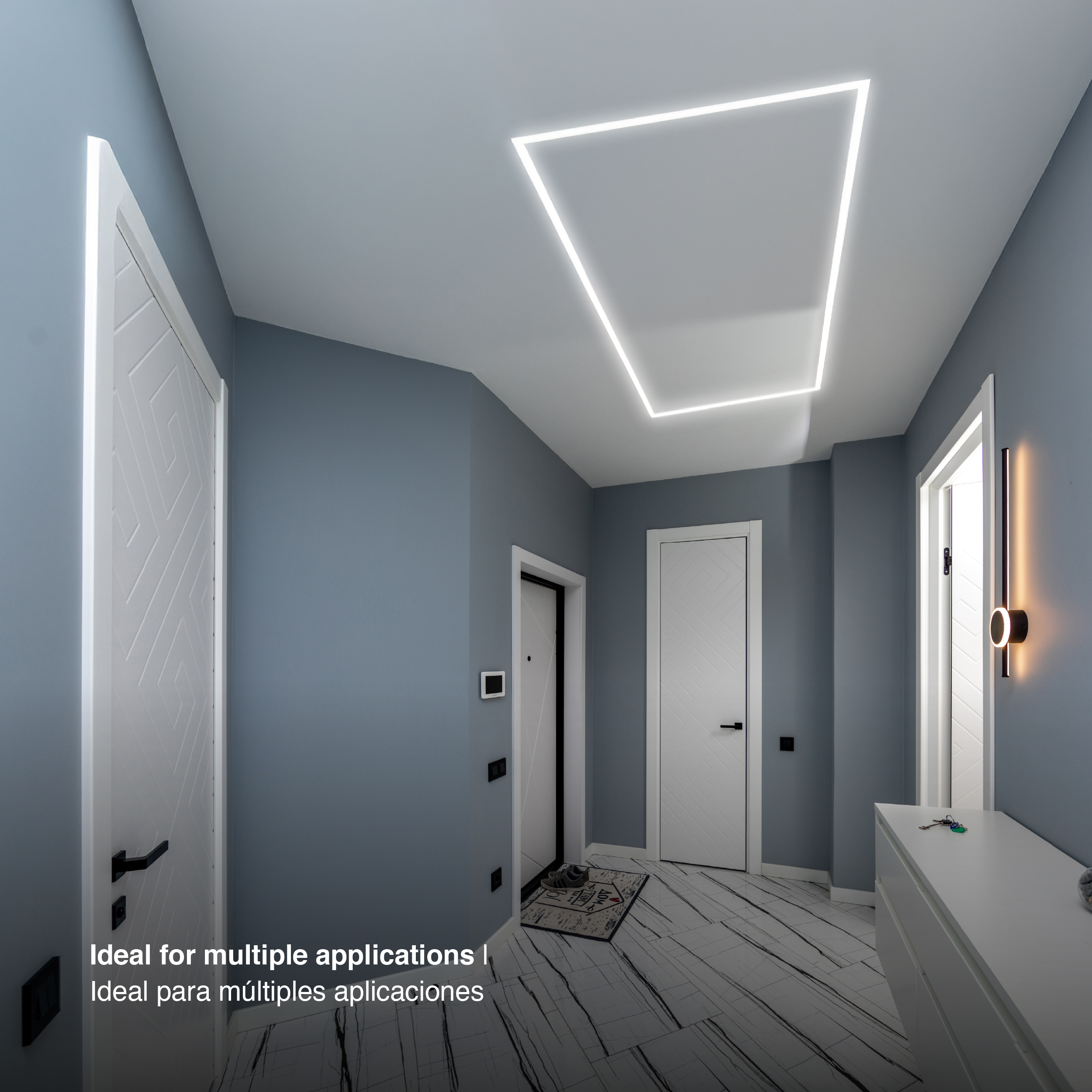 Marco Luminoso LED de 120x60cm 65W 4000lm blanco Neutro 4000K