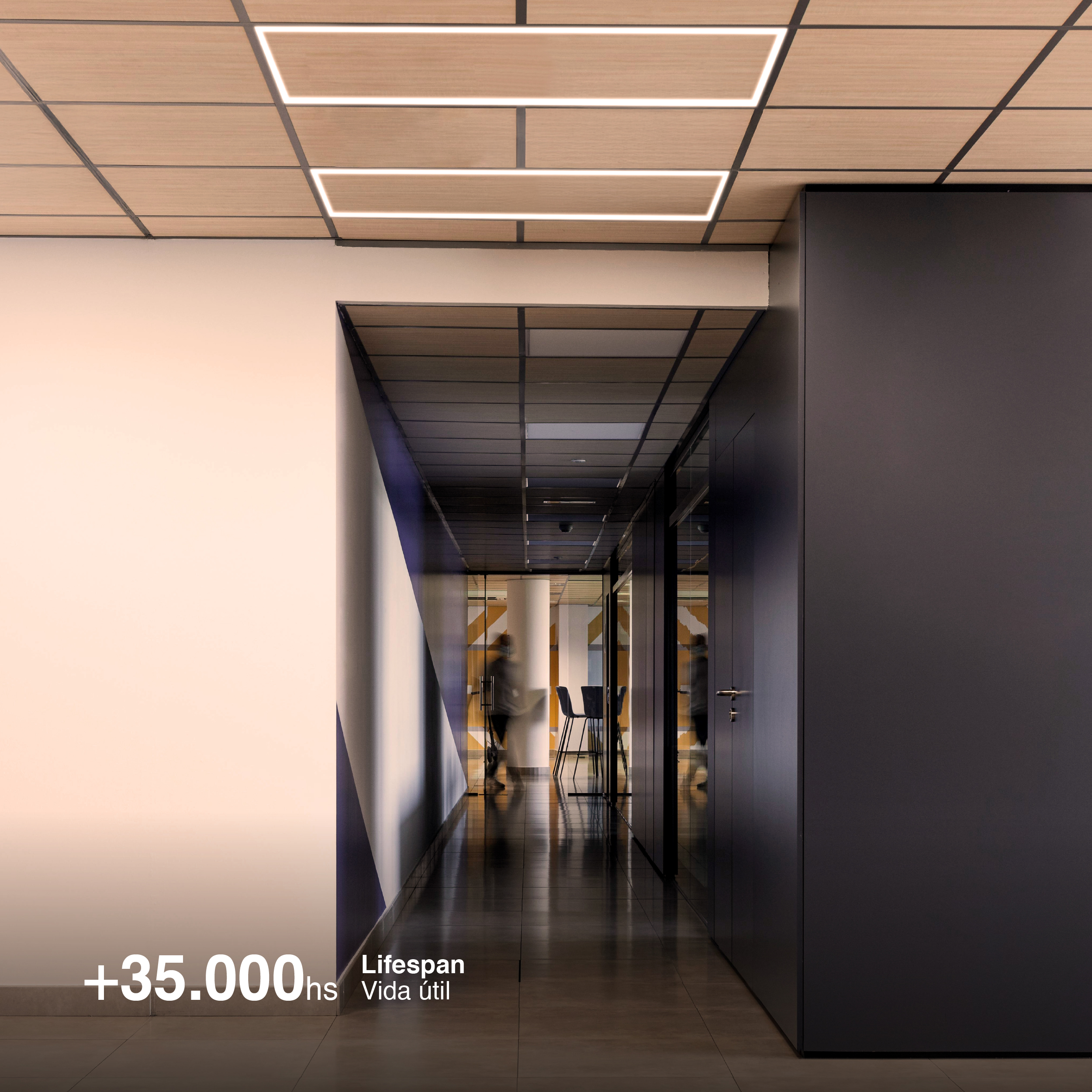 Marco Luminoso LED de 60x30cm 36W 4000lm blanco Cálido 3000K