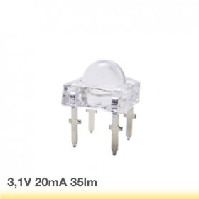 Piraña Blanco Cálido Triple Chip - 80°