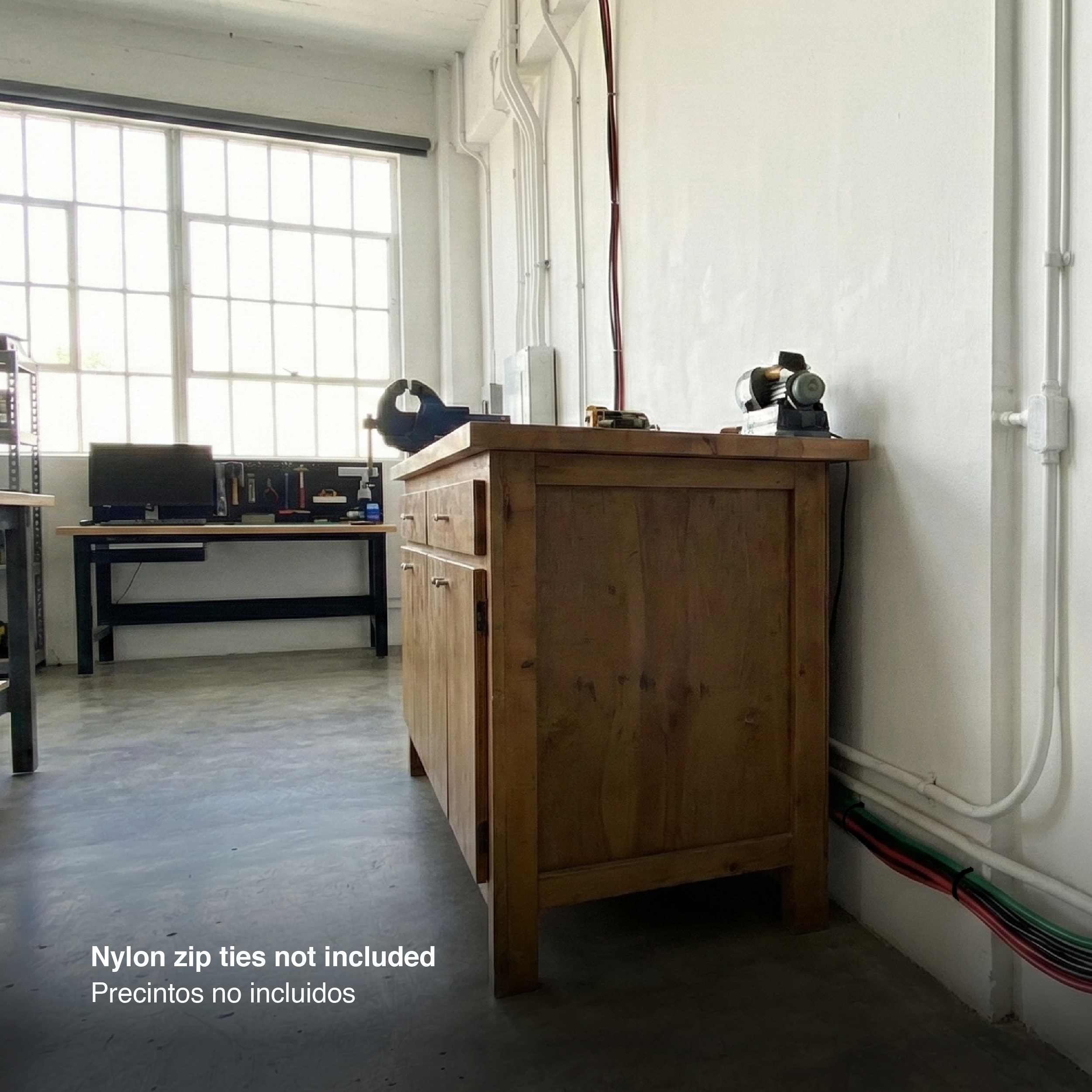 Accesorios para Precinto de Nylon Negro, x50 uds. 