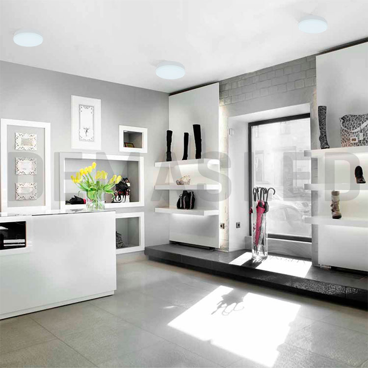 Plafón LED redondo FRAMELESS de 22cm, 42W 3570lm Frío, de aplicar