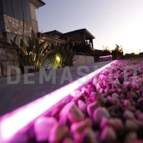 Tira LED de Neón SMD2835 IP67 12V 6W/m Rosado 120 LED/m 5m