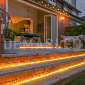 Tira LED de Neón SMD2835 IP67 12V 6W/m Naranja 120 LED/m 5m