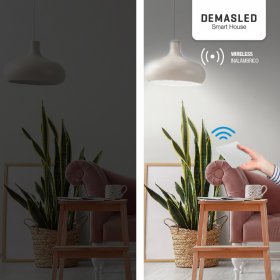 Tecla inalámbrica  RF, 2 Efectos Smart House, Blanco