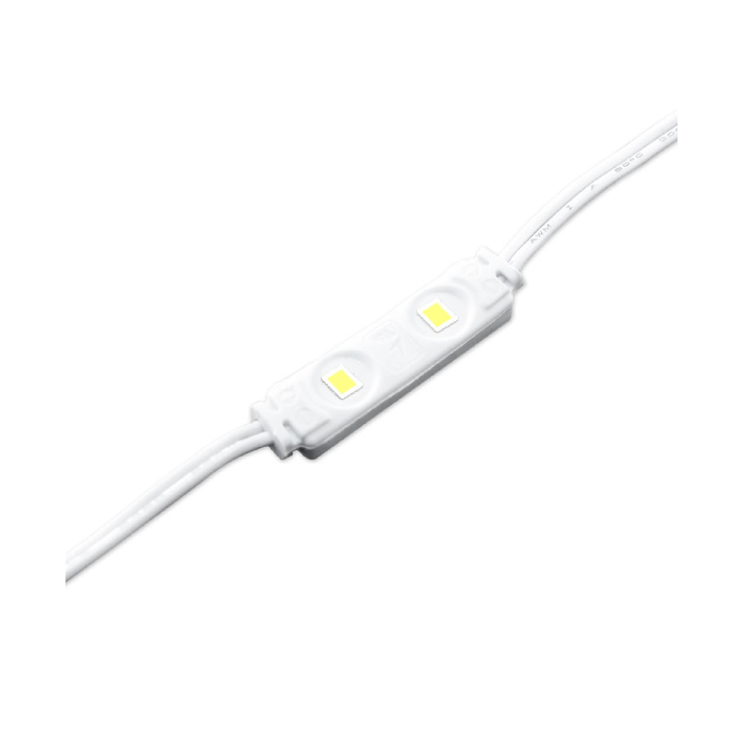 Módulo LED SMD2835, Frío 20lm 6500K 2 LEDs 12V 0.32W, IP65