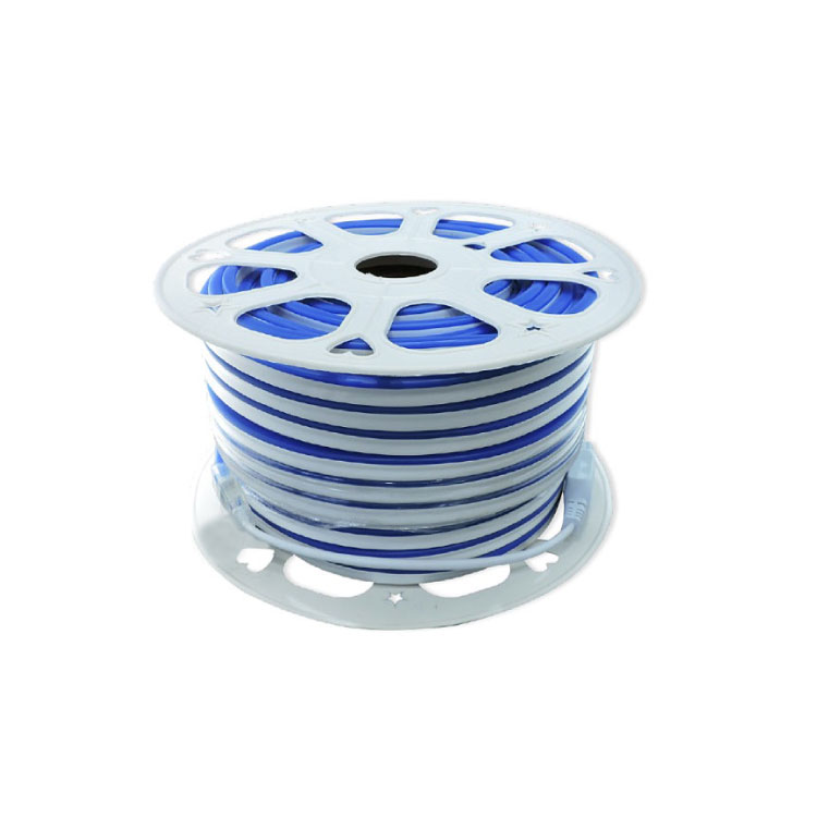 Tira LED SMD2835, IP65, 220V, 6W/m, Azul 460nm, 108 LEDs/m, 50m