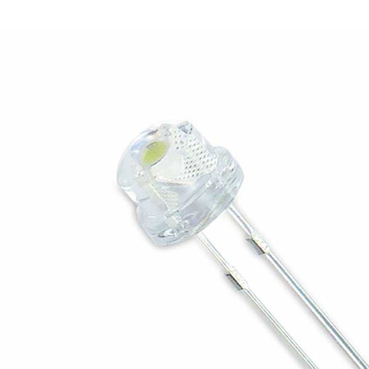 Diodo LED FLAT, 5mm Amarillo 3000K, 3lm 2V 100mW 20mA