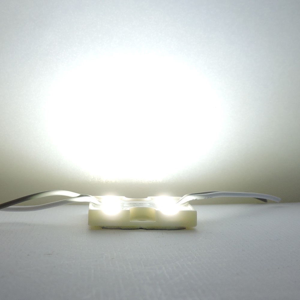 Módulo LED SMD 5060 4 LEDs Blanco Frío 12V 1.44W IP65