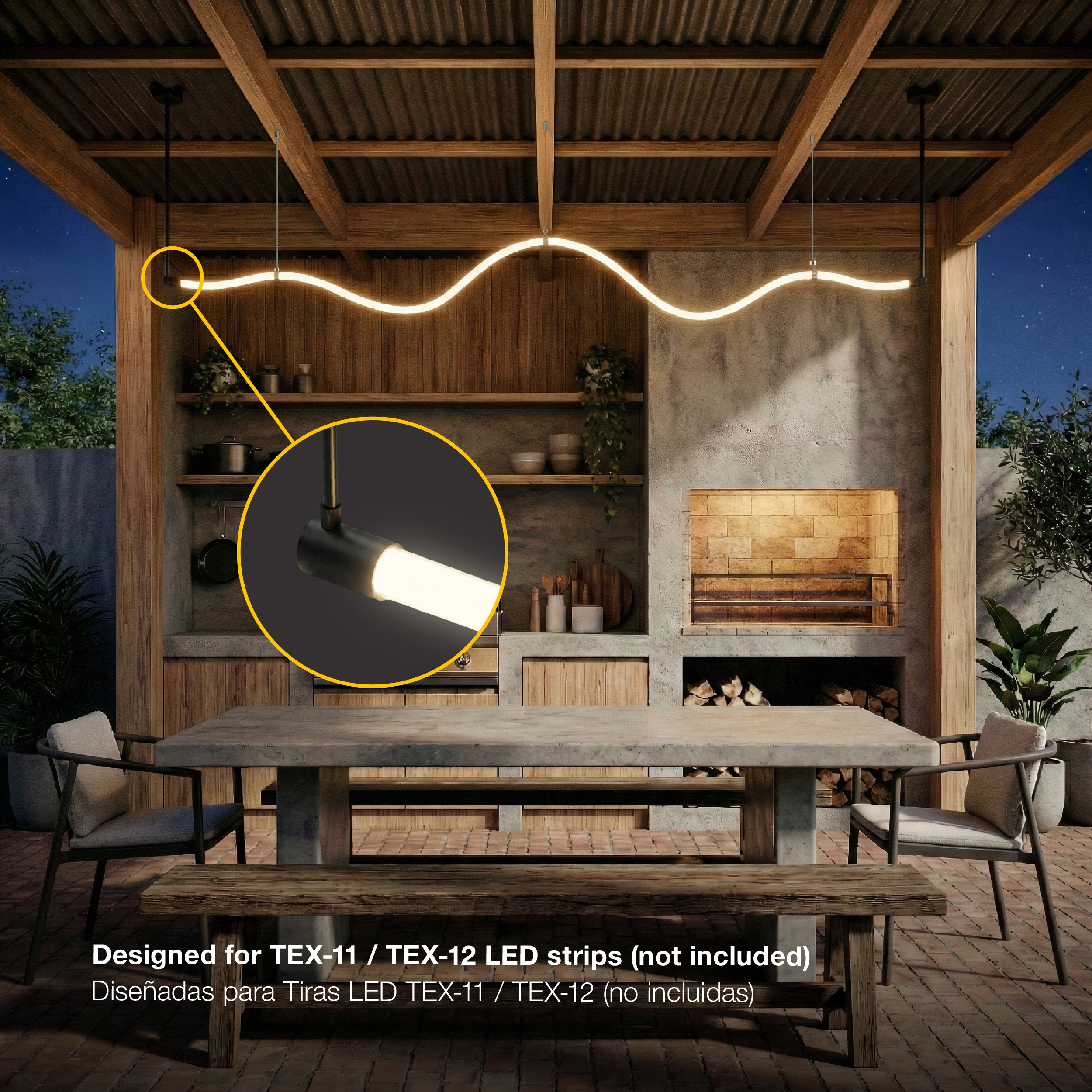 Kit de Accesorios para Colgar para tex-11/12