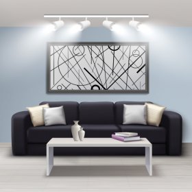 Riel de Iluminación Blanco para Track Ligth de 1m de longitud