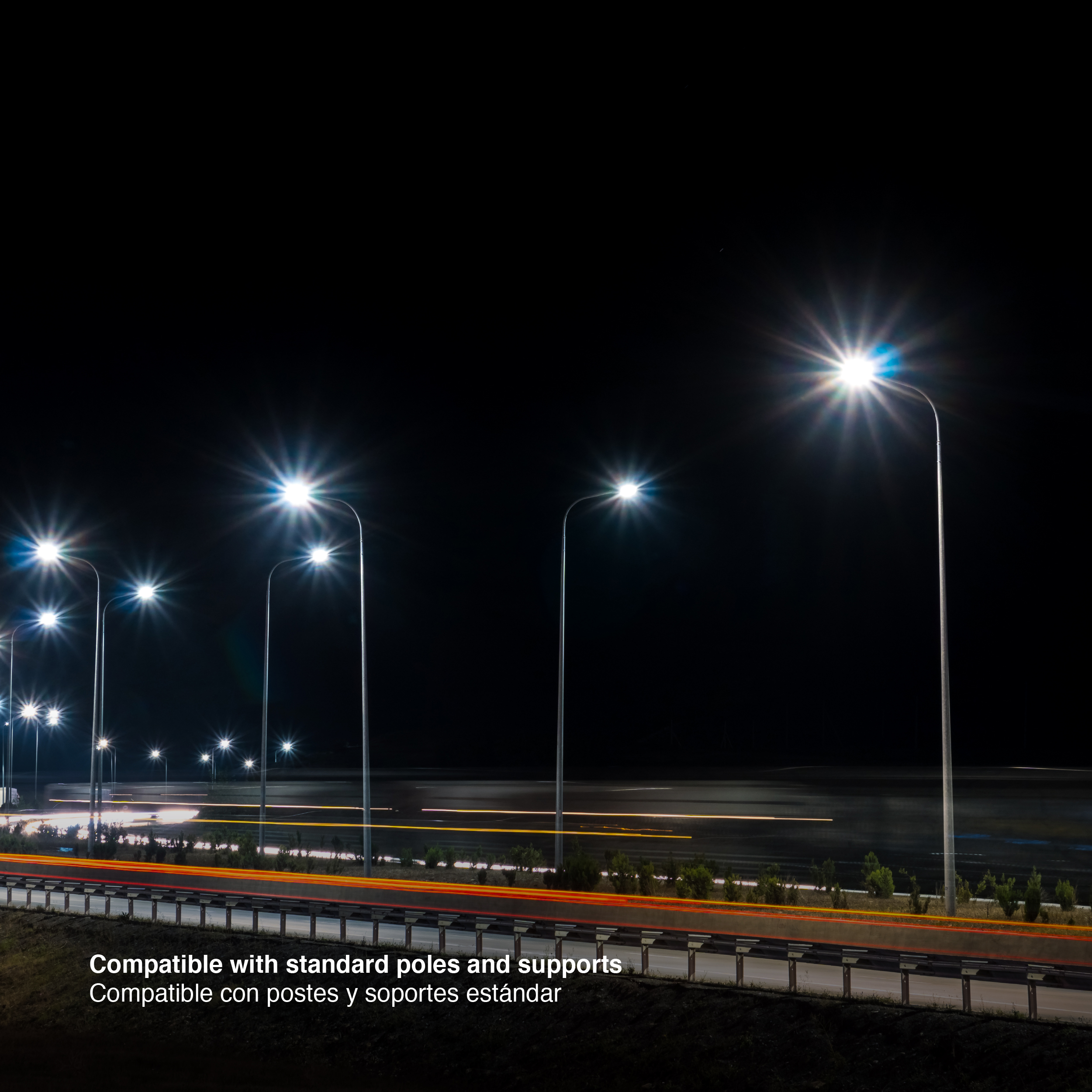 Luminaria LED de Calle 200W Blanco Frío 5700K IP65