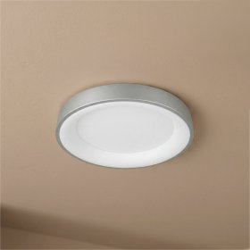 Panel LED Smart Redondo Níquel Ø38,2x9cm 32W 140mA CCT, de Aplicar