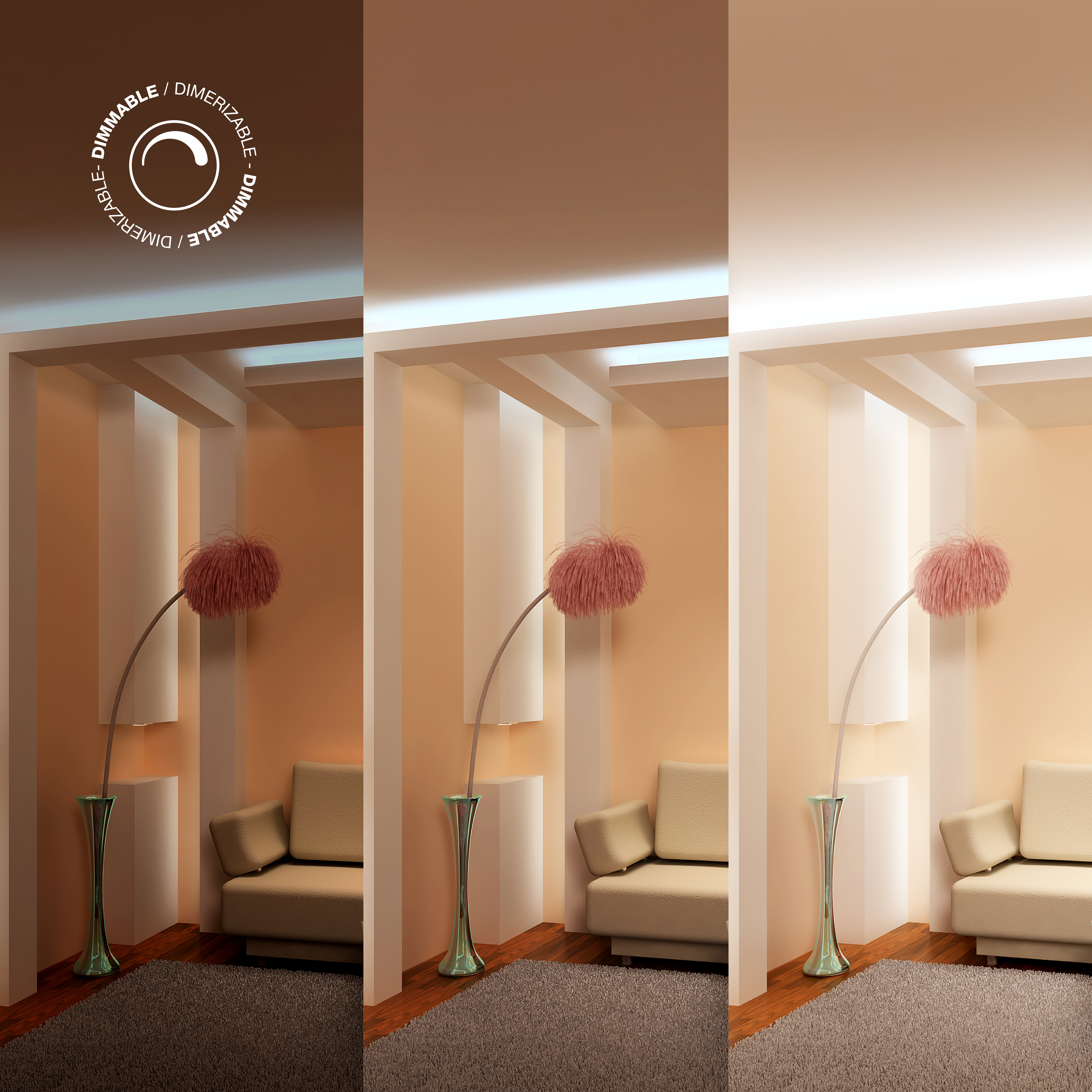 Control Remoto RGB+CCT de 4 Zonas 2.4GHz