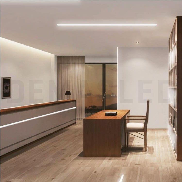 Perfil de Aluminio Linear 15x9mm Anodizado, Cover Opal Blanco Curvo x1m