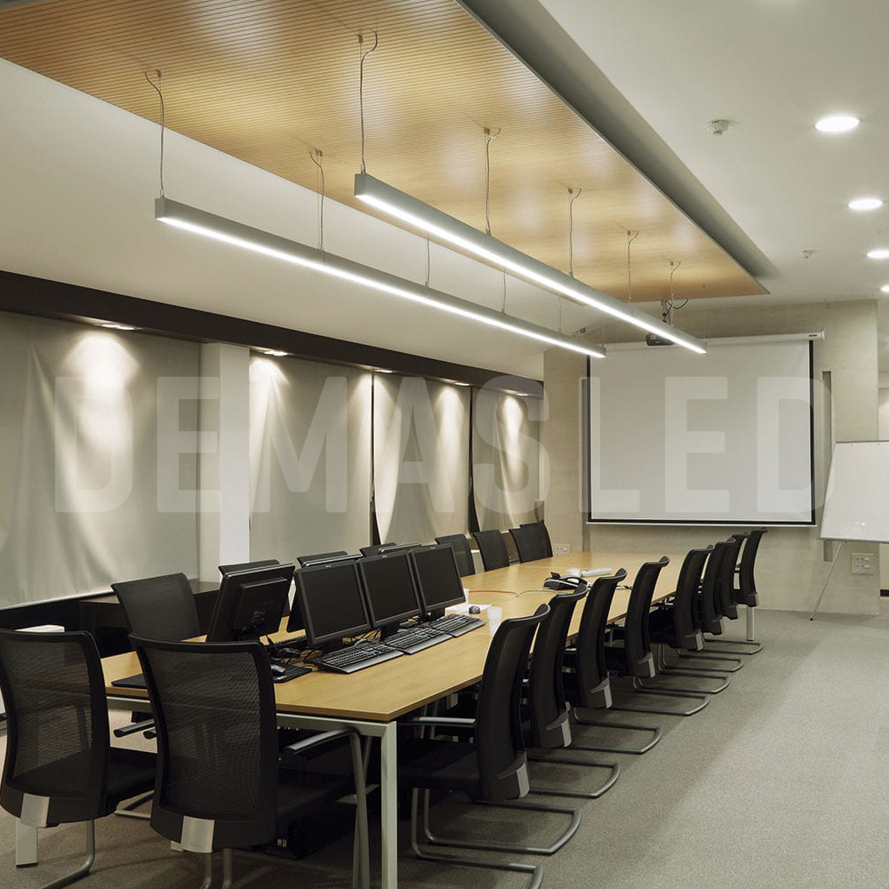 Perfil de Aluminio Linear Duo 88x68mm Anodizado, Cover Opal Blanco x1m