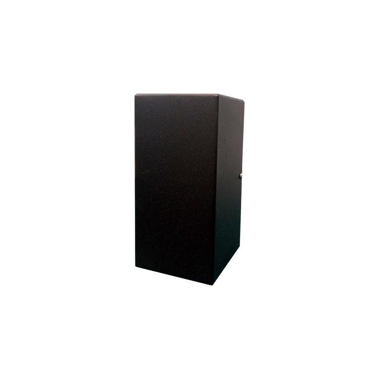 Aplique MÓNACO Exterior Bidireccional para 2 Lámparas GU10, Negro 182x95x95mm