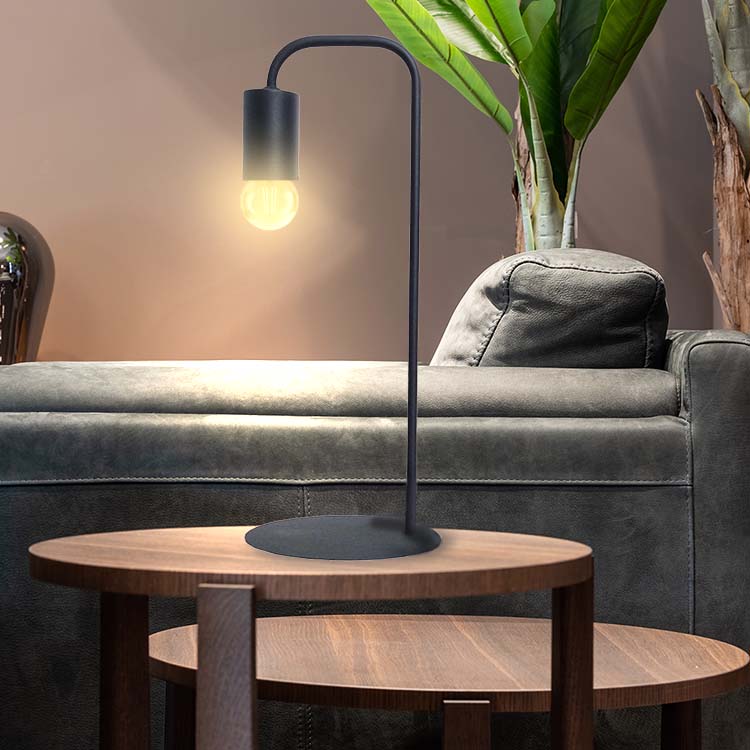 Velador IMOLA Negro con Rosca E27 220V