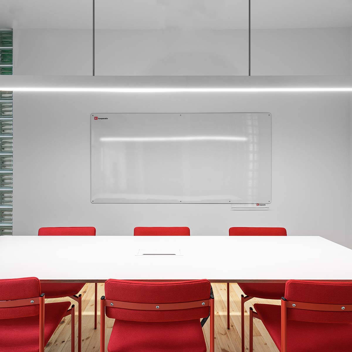 Perfil de Aluminio Linear 75x50mm Blanco, Cover Opal Blanco x2m