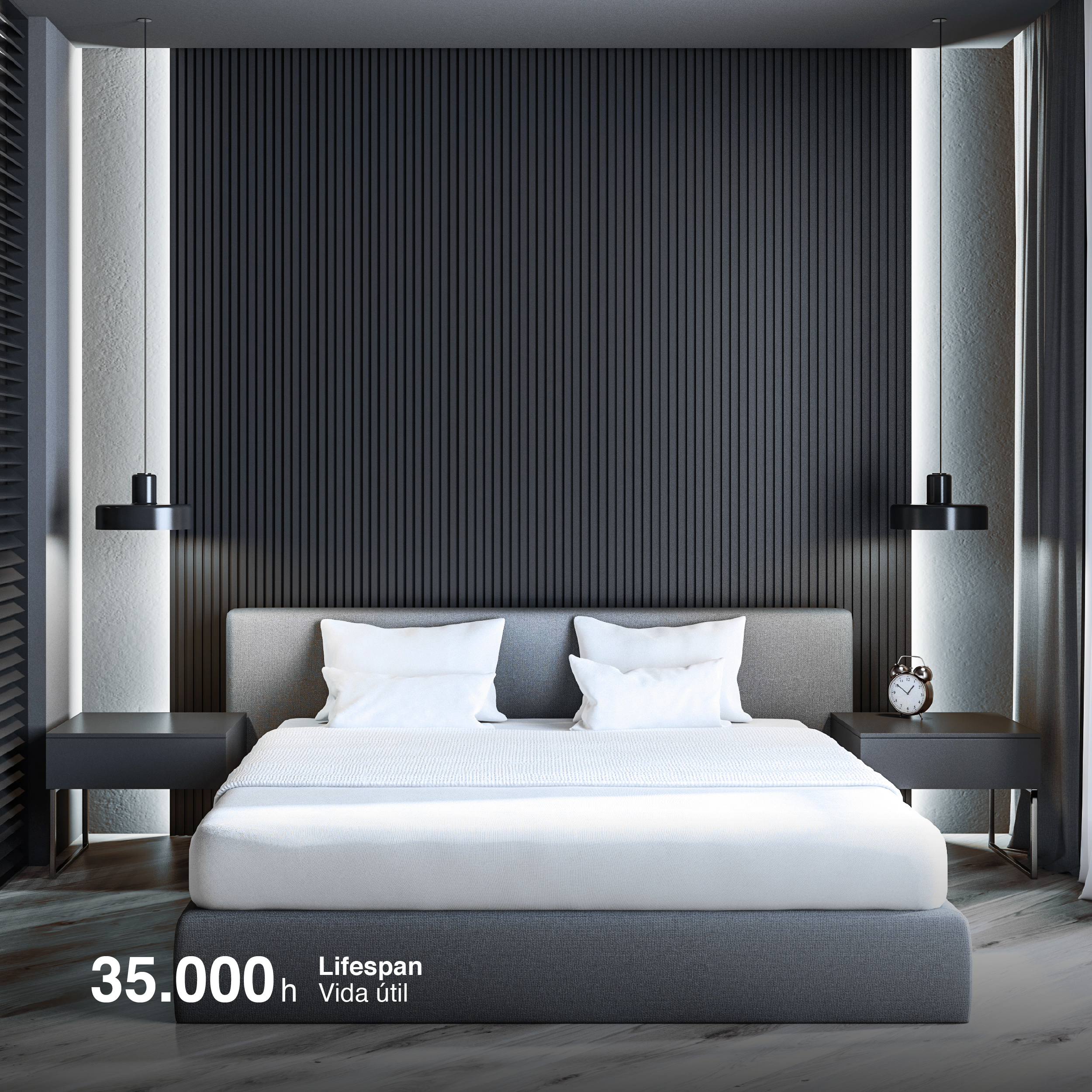 Tira LED COB 24V 8W/m Blanco Frío 540lm/m 504LEDs/m, 5mm PCB IP33 x5m