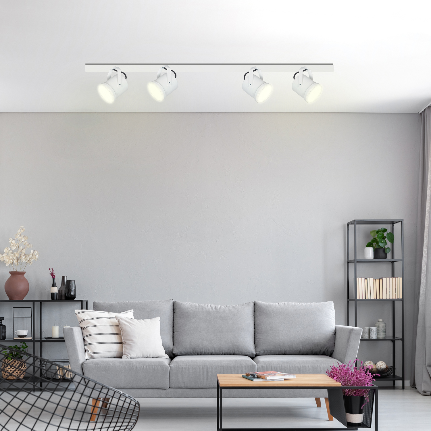 Cabezal Móvil Blanco para AR111 11,5x15,3cm