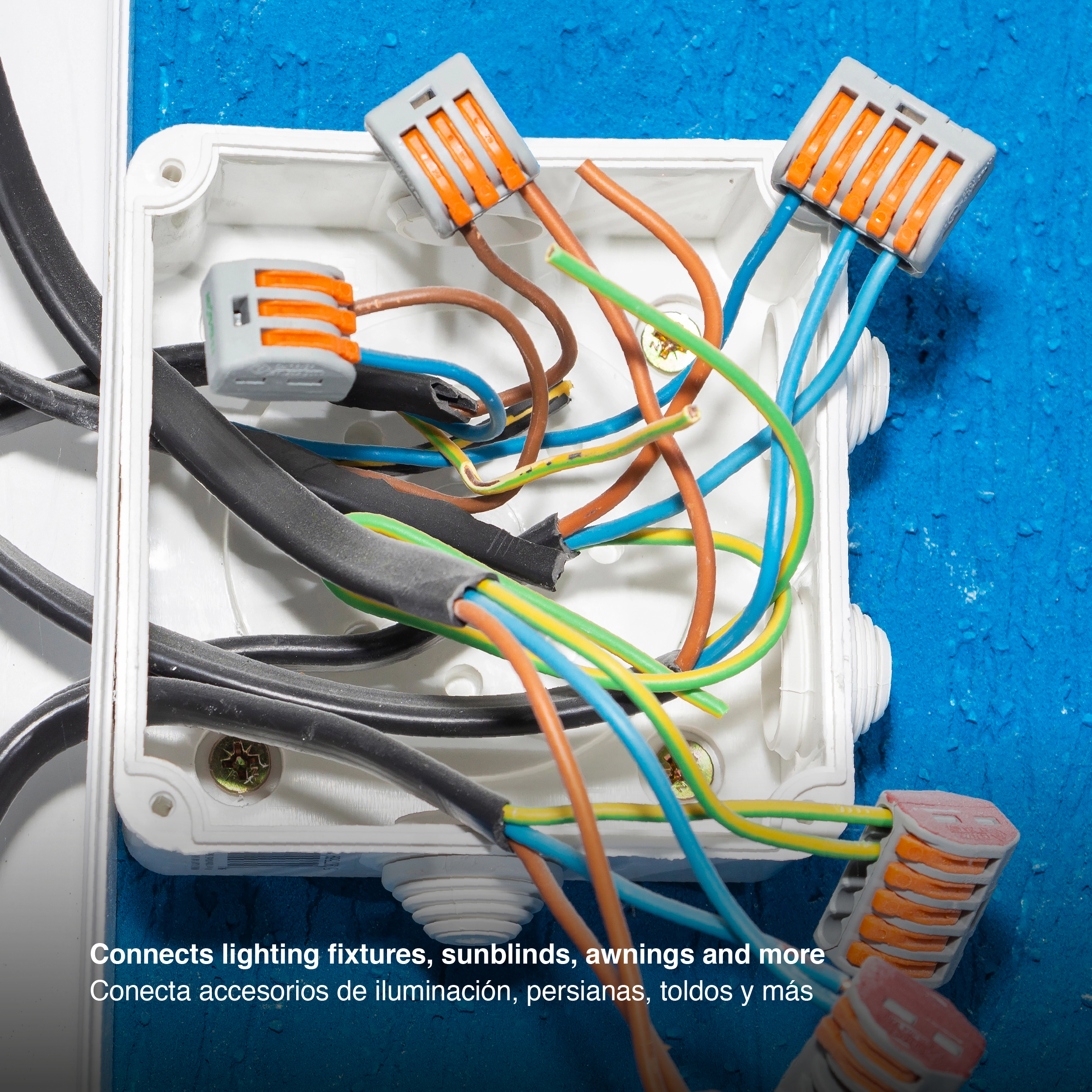 Kit de Conectores Empalme Fast Clip 2, 3, 4 y 5 polos x188 piezas