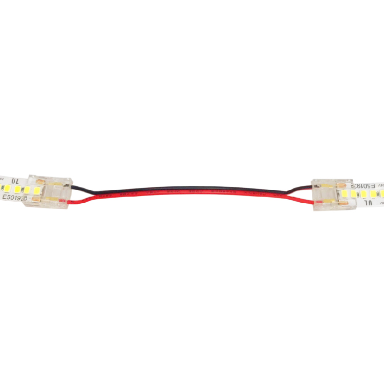 Conector con Cable 15cm Tiras LED COB y Alta Densidad Leds 10mm PVC