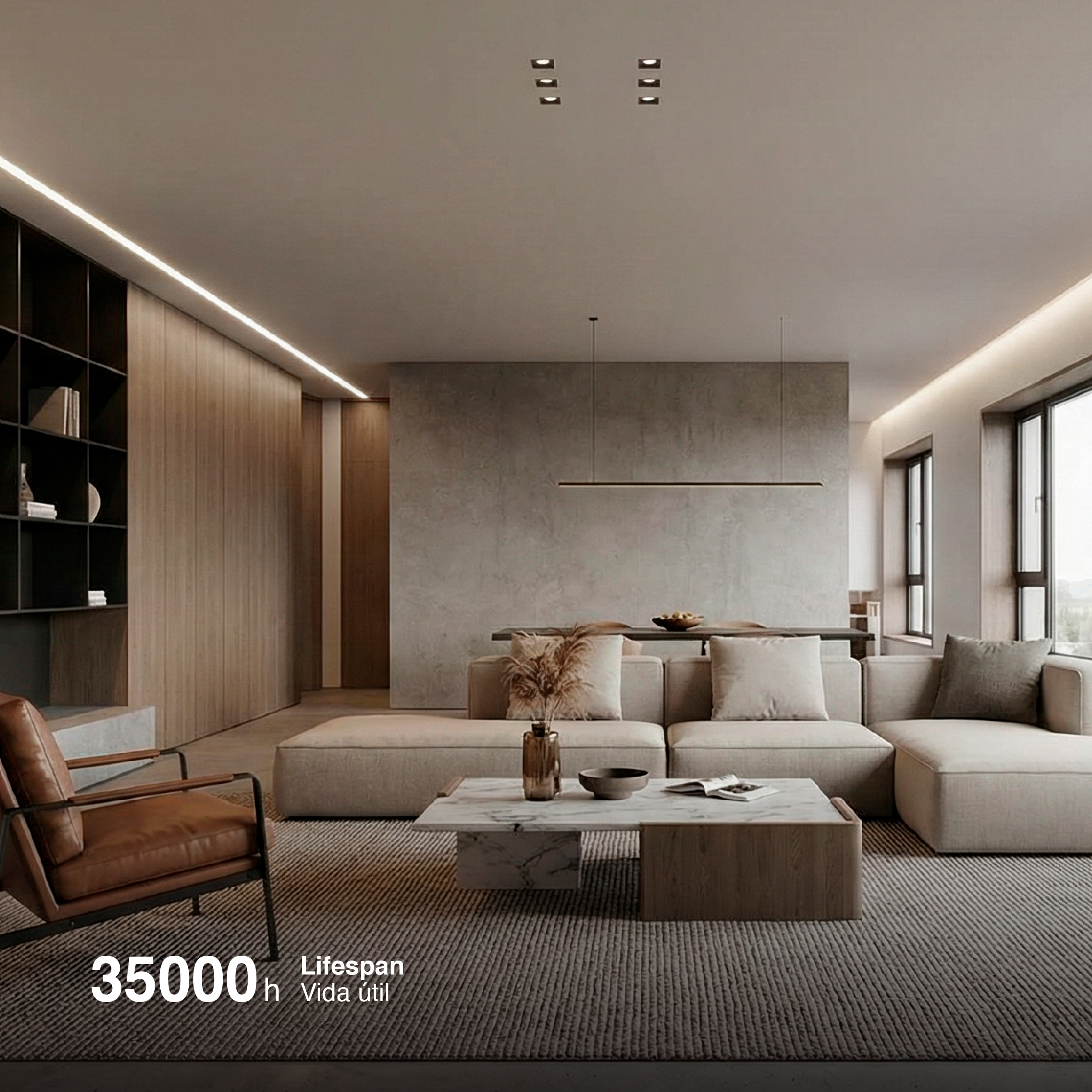 Tira LED COB 12V 11W/m, Blanco Neutro 1100lm/m 480 LEDs/m, 8mm, 5m