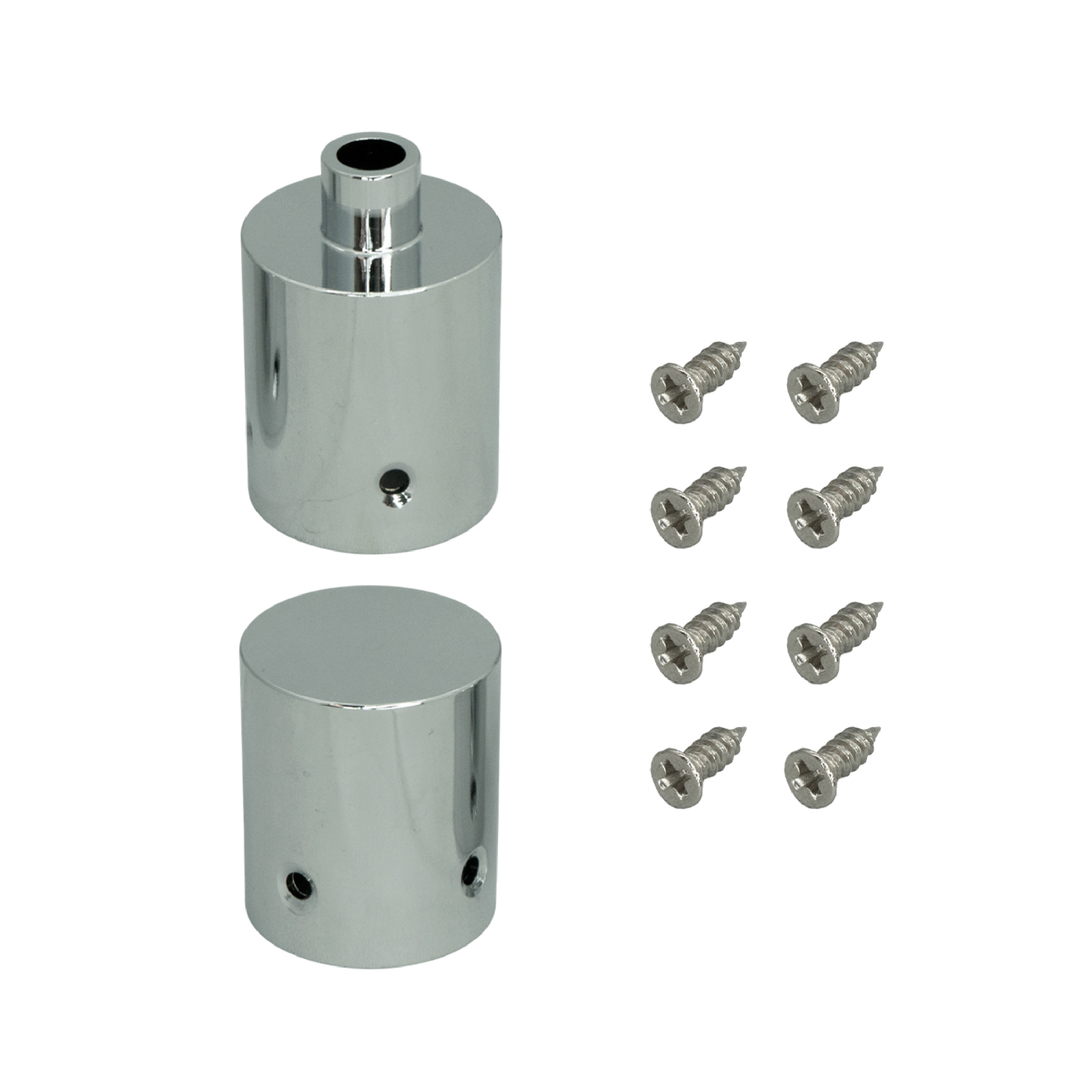 Kit de 2 tapas de Aluminio Cromado para tex-11/12