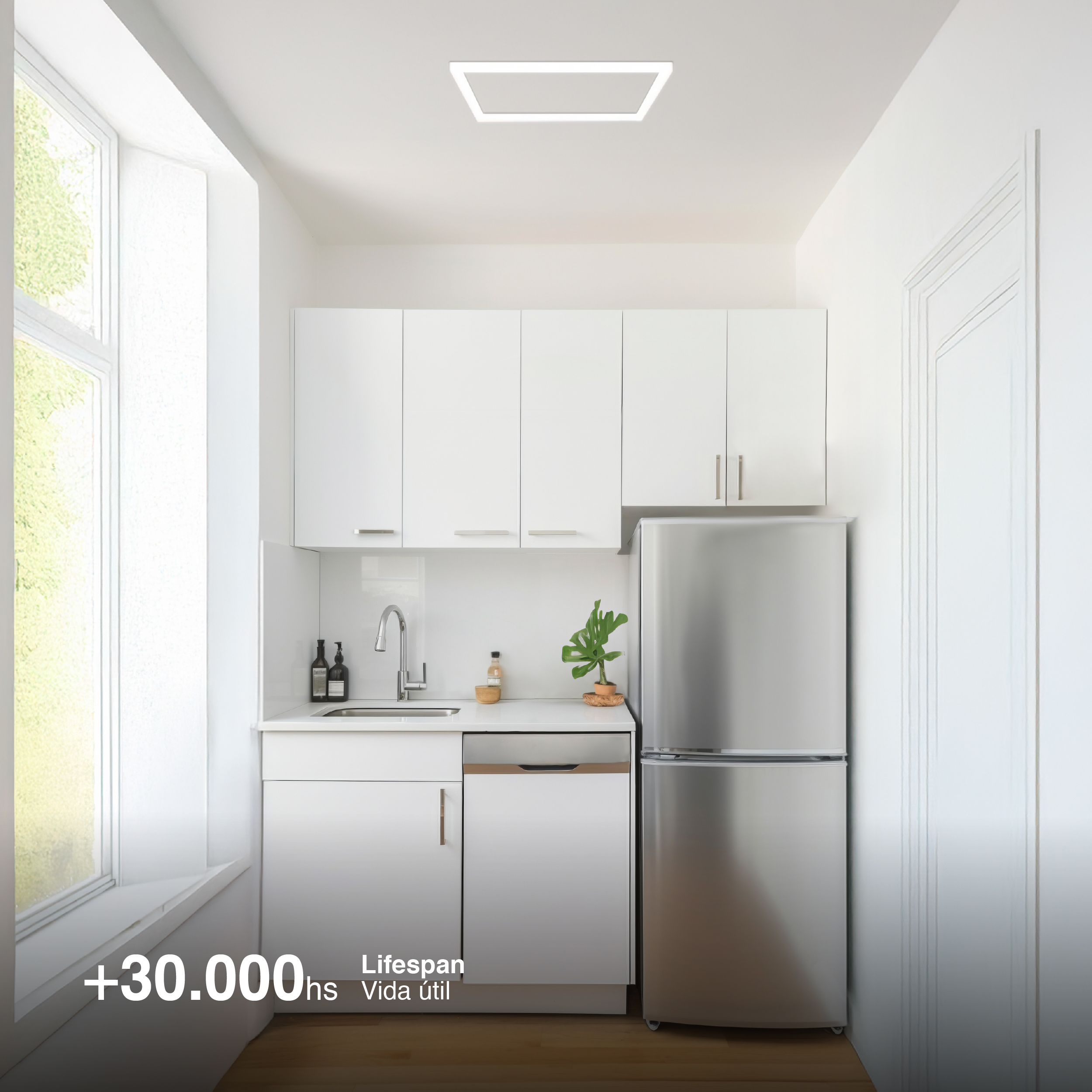 Marco Luminoso LED de 60x60cm 36W 4.000lm blanco Neutro 4000K