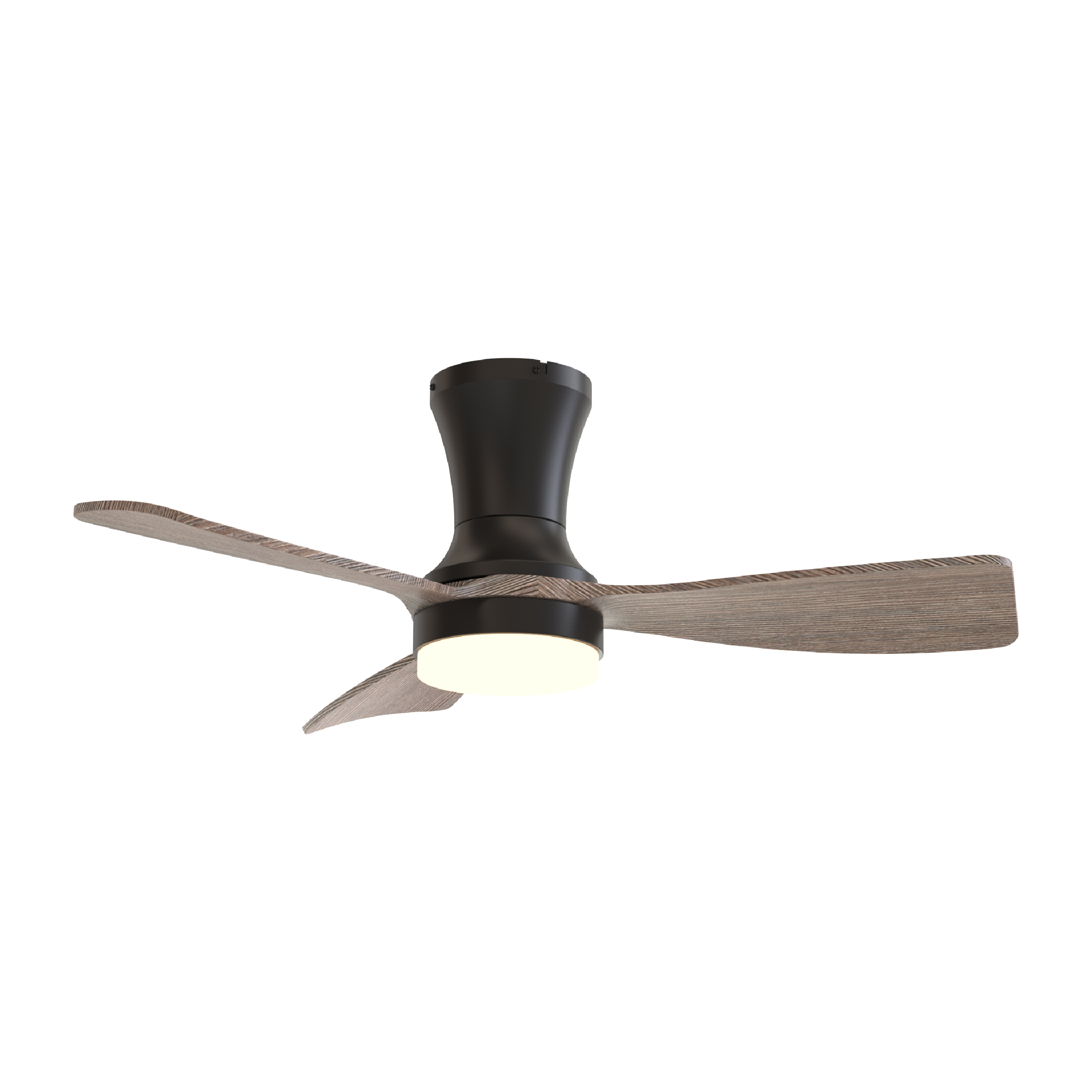 Ventilador de Techo LED CCT 3000K-6000K Ø92cm Madera Oscura 22W IP20 con Control Remoto