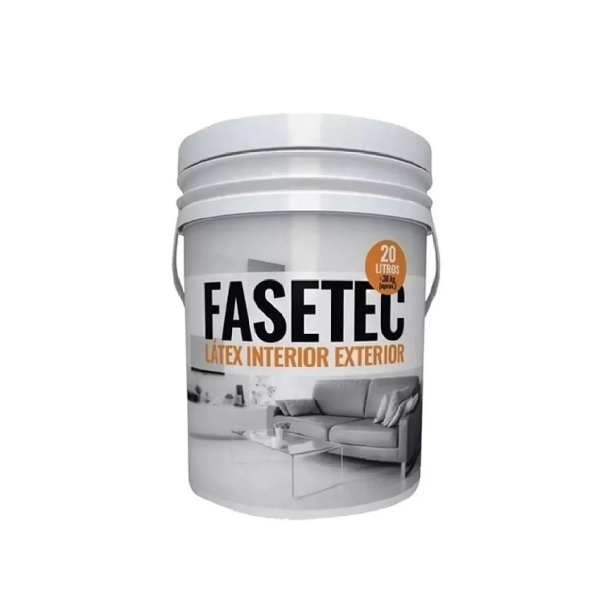 Pintura Fasetec Látex Blanco Interior/Exterior 20L