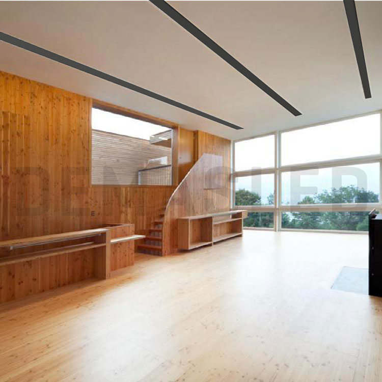 Perfil de Aluminio de Embutir 17x7mm Negro, Cover Opal Negro x2m