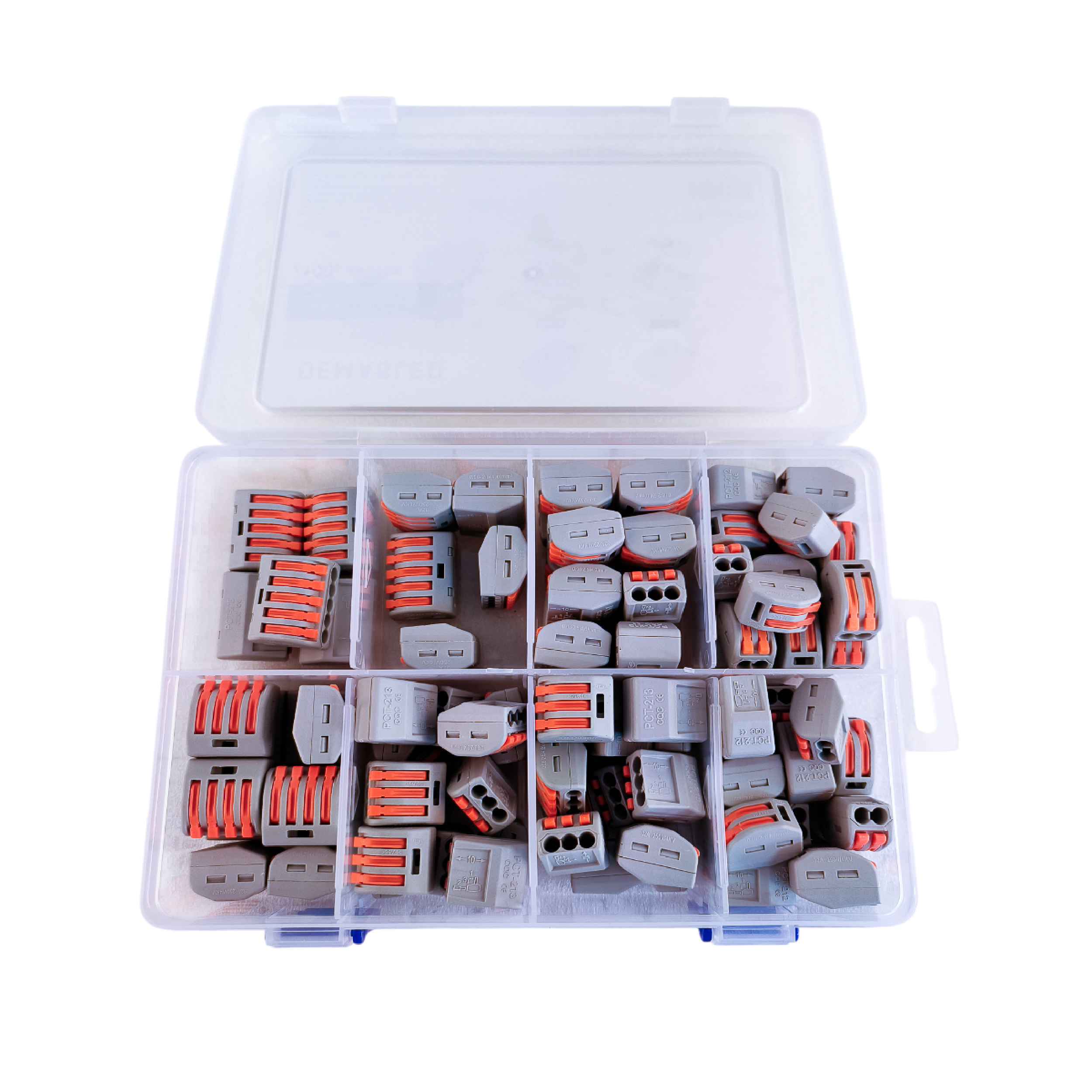 Kit de Conectores Empalme Fast Clip 2, 3, 4 y 5 Polos x100 piezas