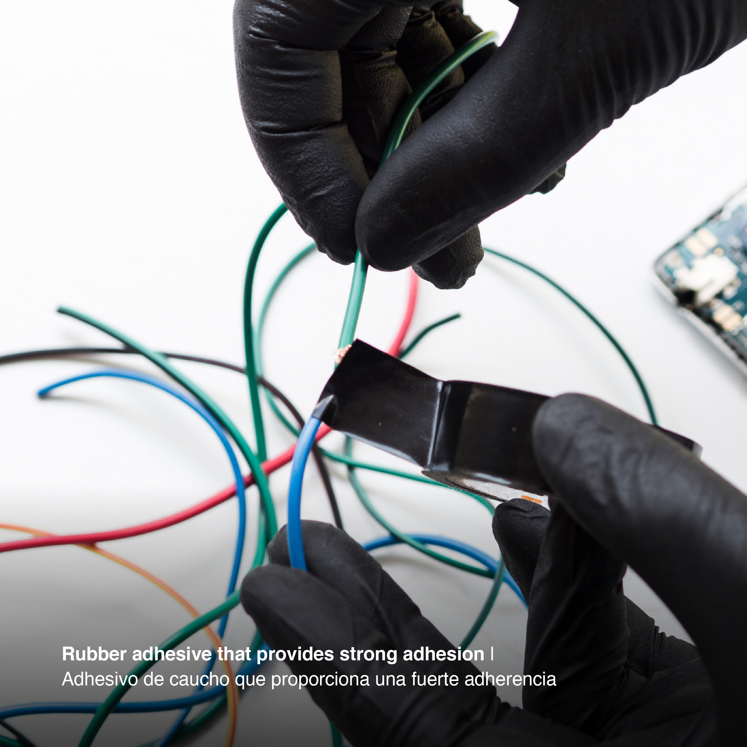 Cinta Adhesiva Aislante PVC, Negra 20m