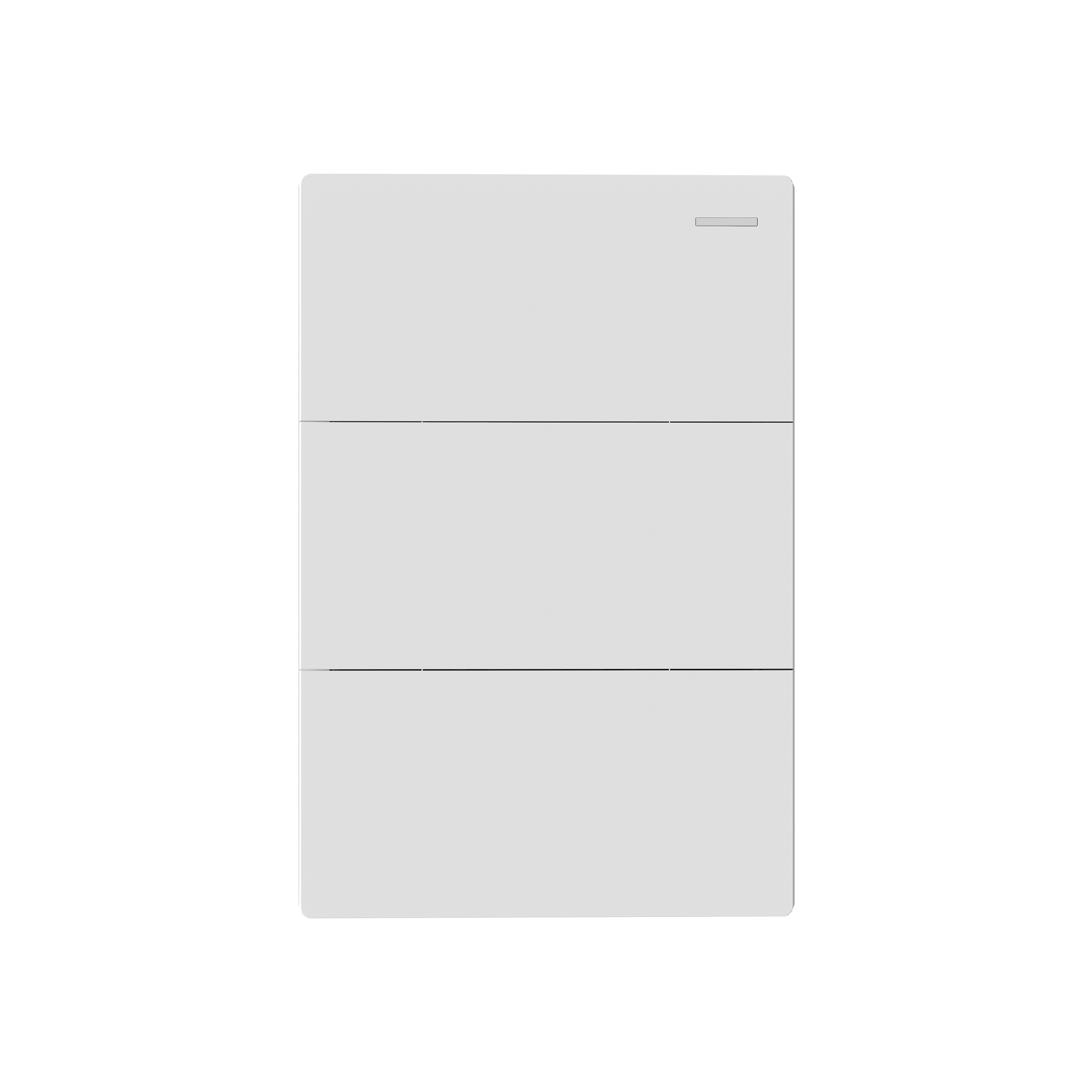 Tecla de 3 Canales, 2 Vías 10A Máx. AC 250V, Blanco