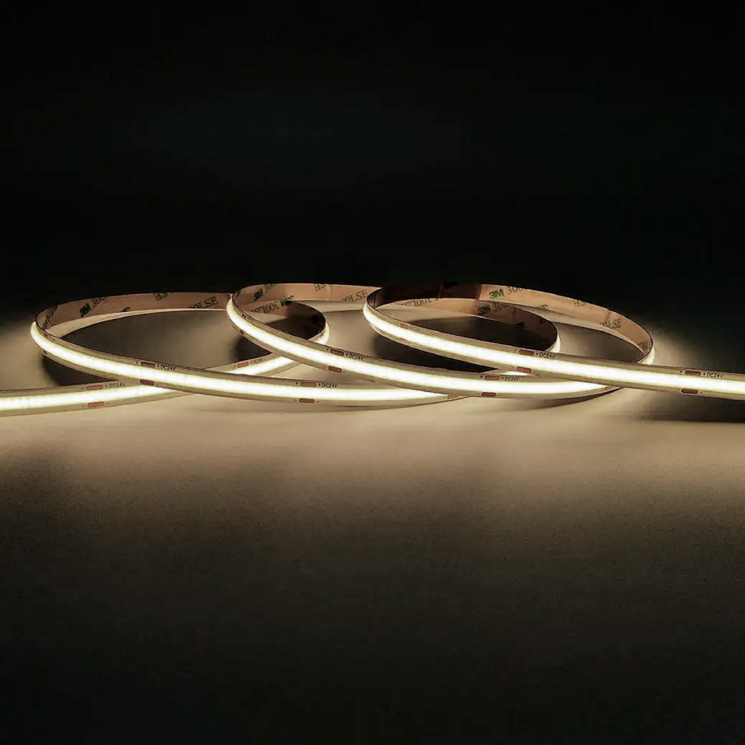 Tira LED COB 24V 11W/m, Blanco Neutro 1100lm/m 480 LEDs/m, 8mm, 5m