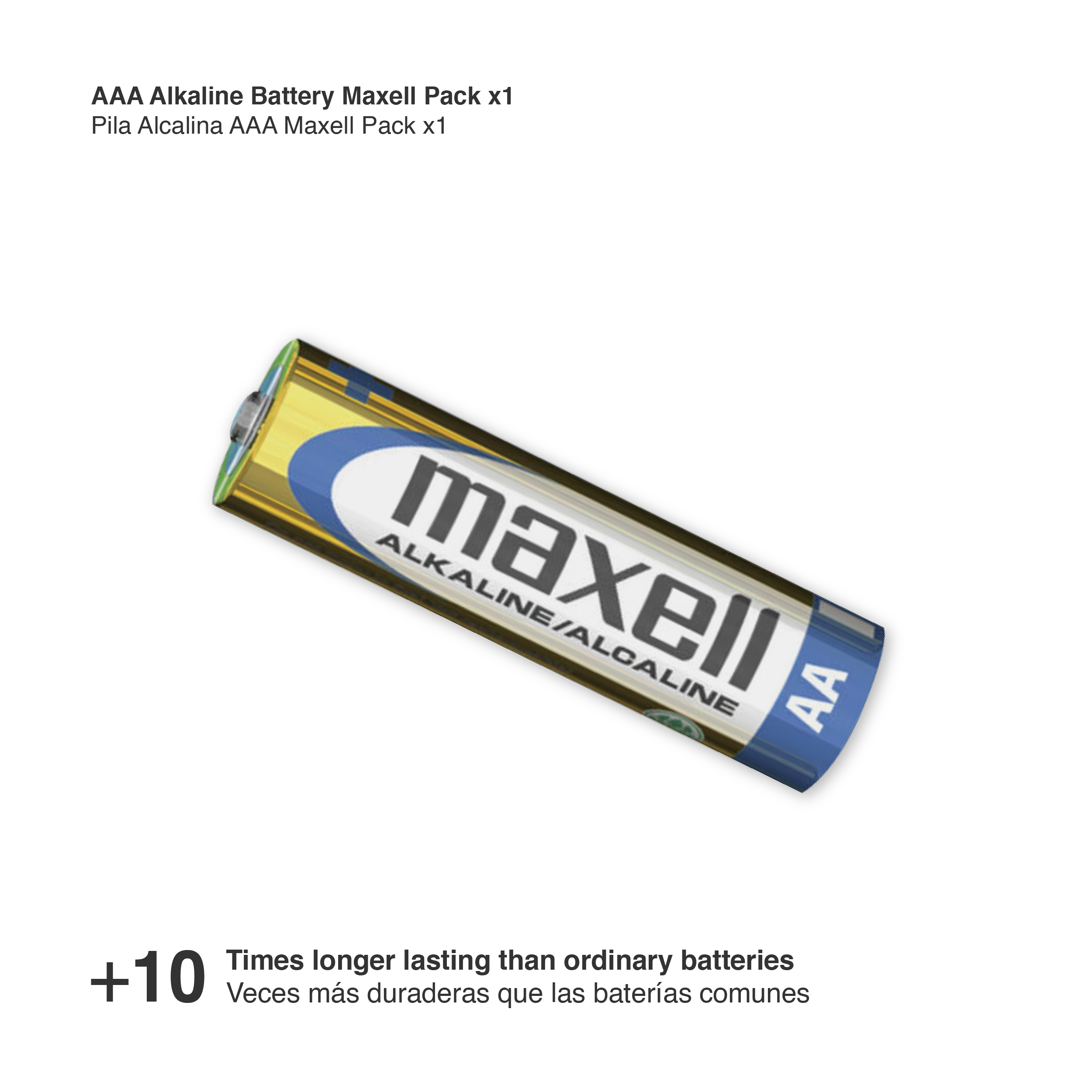 Pila Alcalina AA Maxell x1