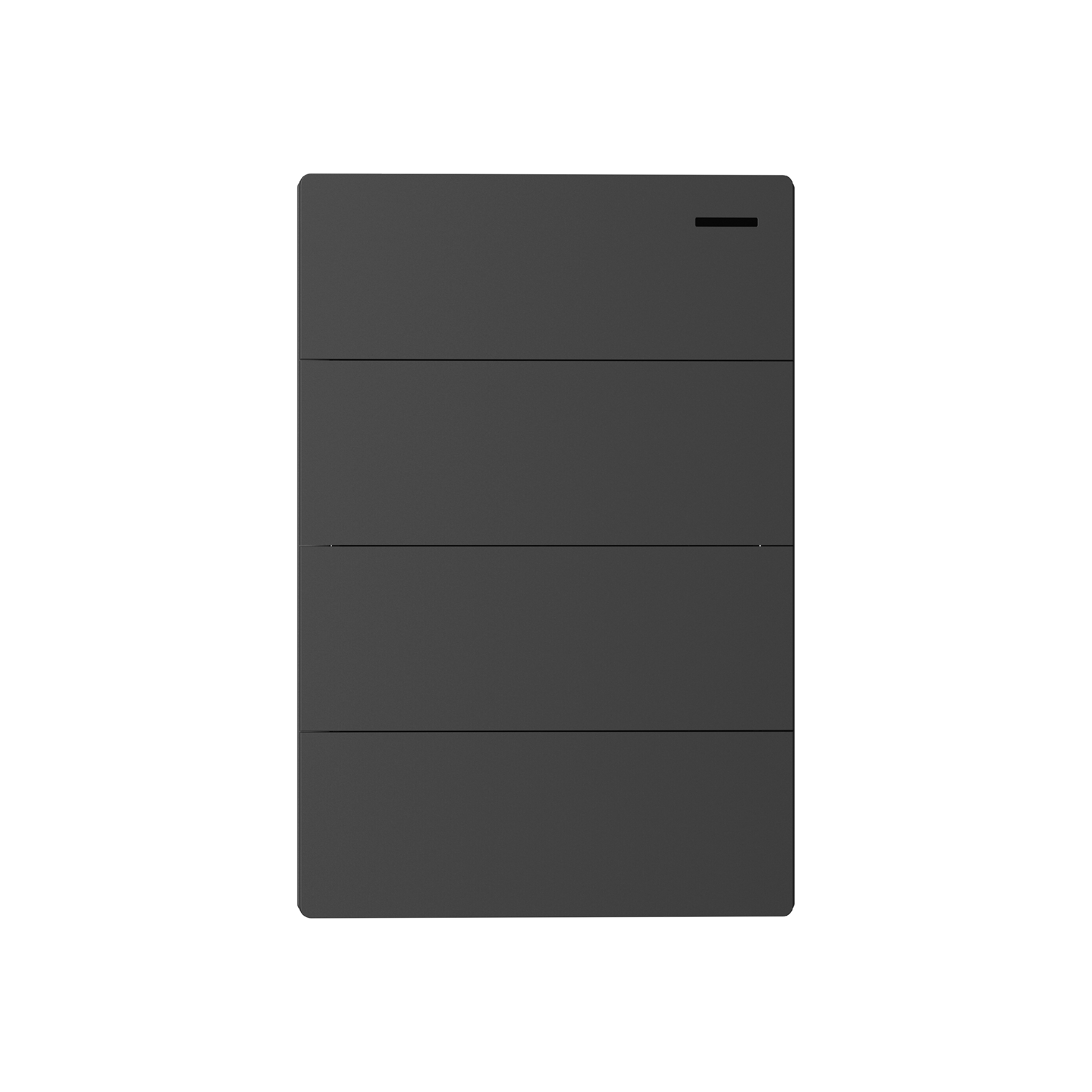 Tecla de 4 Canales, 2 Vías 10A Máx. AC 250V, Gris