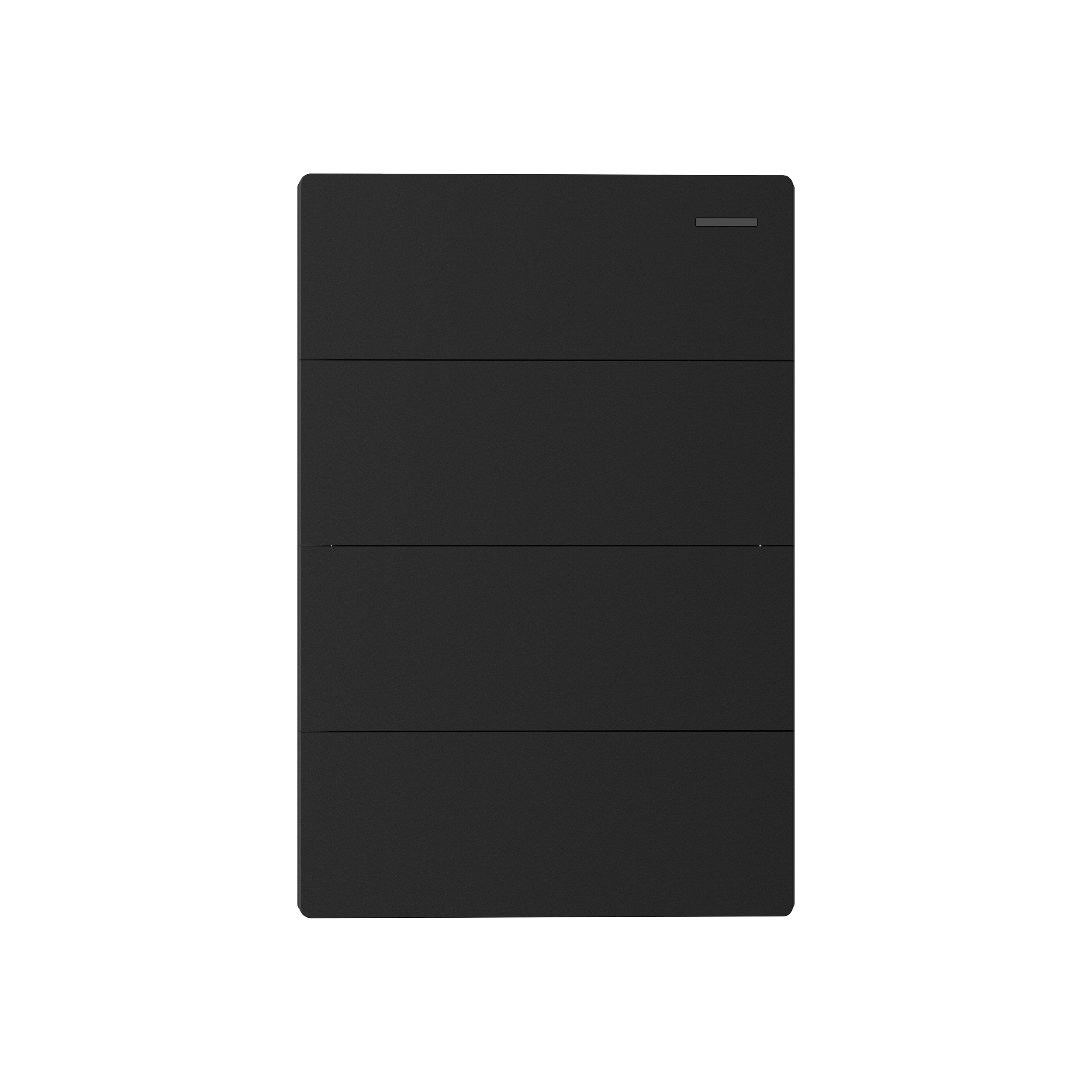 Tecla de 4 Canales, 2 Vías 10A Máx. AC 250V, Negro