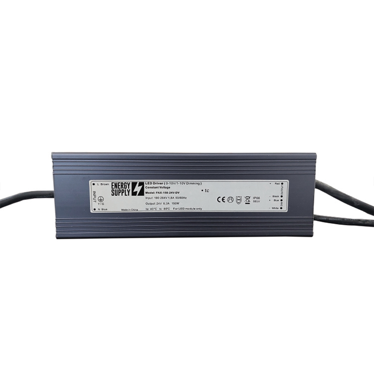Fuente de Alimentación Dimerizable 0-10V, 24V 6.25A 150W Ext IP66