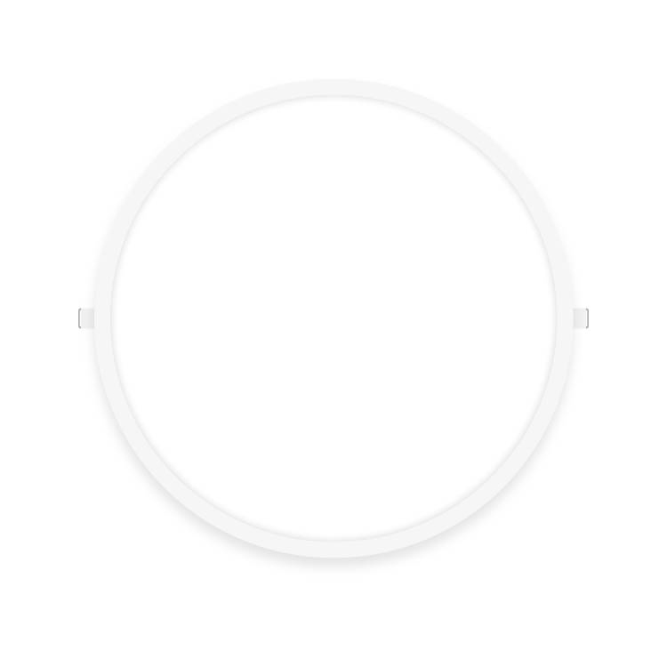 Panel LED Redondo Blanco de 30cm, 24W 1920lm Cálido De Embutir