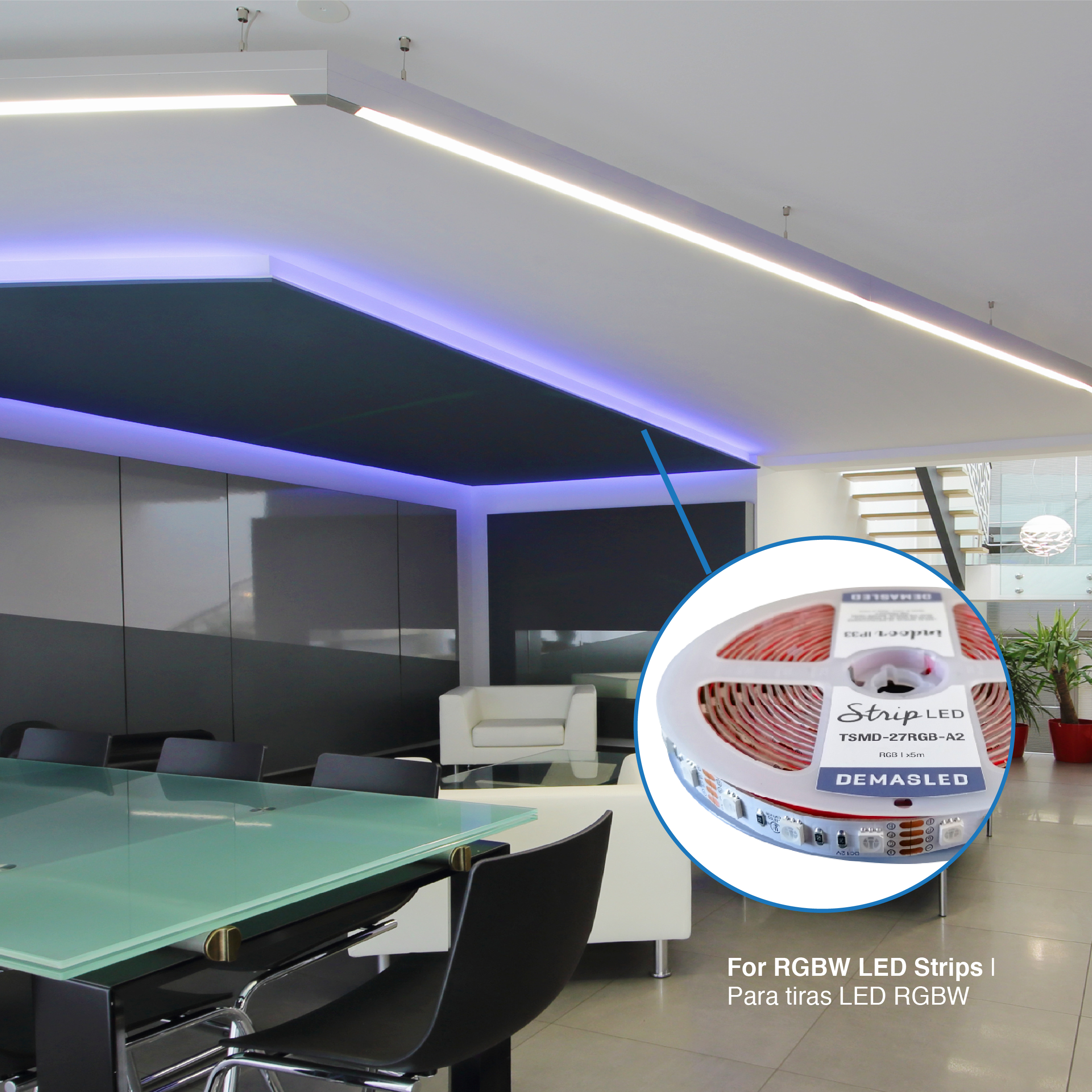 Controlador LED 5 en 1 Resistente al Agua RGB+CCT 2.4GHz 12A máx. 12-24V IP66